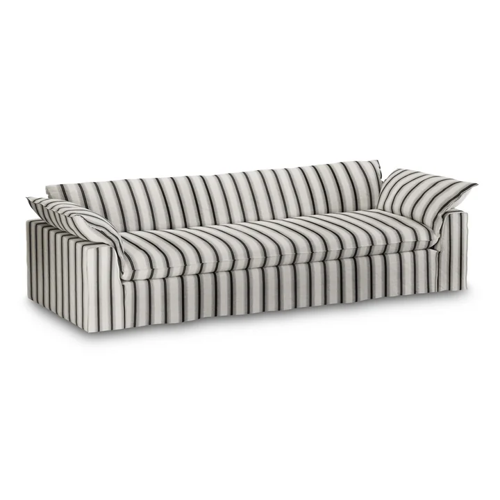 HKliving - Nomad sofa, 4-seater, Rocco / chalkstripe