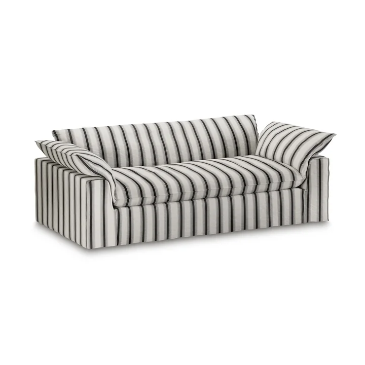 HKliving - Nomad sofa, 3-seater, Rocco / chalkstripe