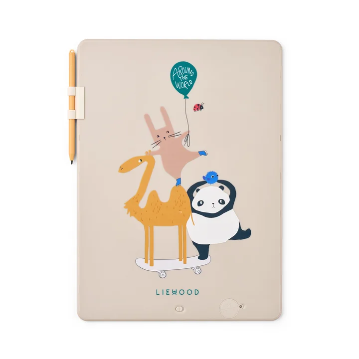 LIEWOOD - Zora LCD drawing board, Around the world, sandy
