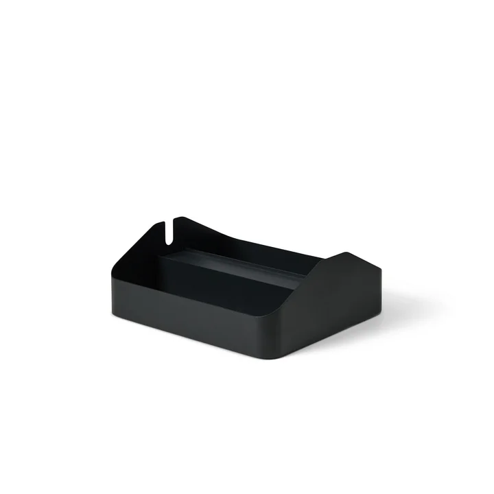 Pedestal - Power Tray double , 25 , 5 x 27 ,5 cm , charcoal