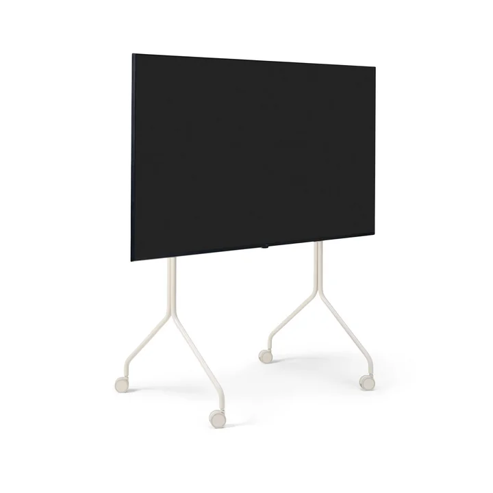 Pedestal - Moon Rollin ' Tall TV - Stand , 44 - 70 Customs , pearl