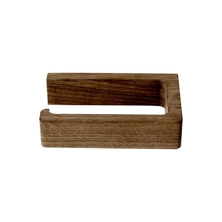 Andersen Furniture - Toilet roll holder, dark stained ash