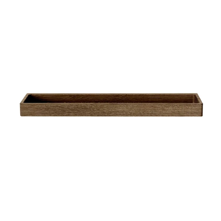 Andersen Furniture - Wall shelf 11, 44 x 12 cm, dark stained ash