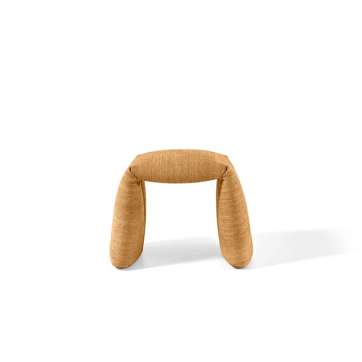 nanimarquina - Folded bench, small, 60 x 45 cm, caramel