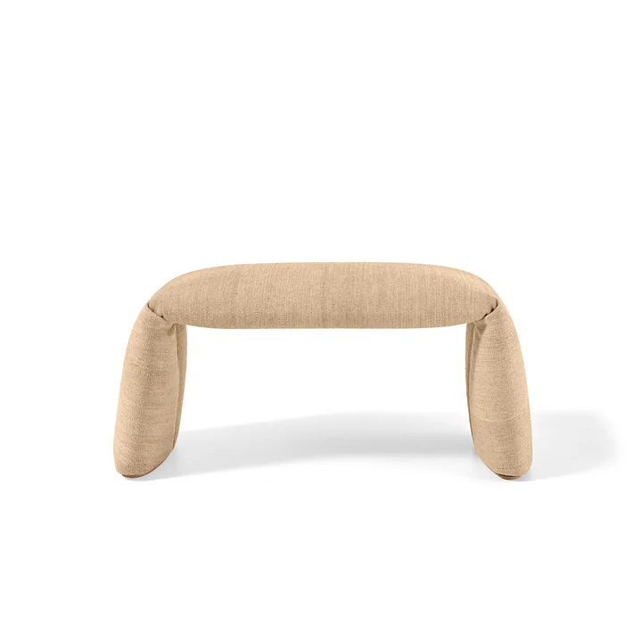 nanimarquina - Folded bench, medium, 97 x 45 cm, beige