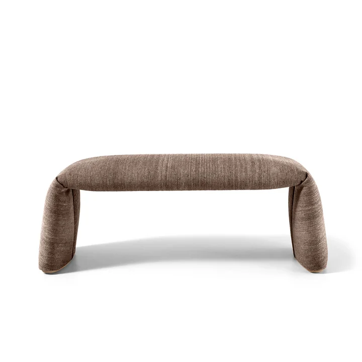 nanimarquina - Folded bench, large, 120 x 45 cm, gray-brown