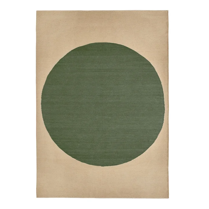 nanimarquina - Topo wool rug, 200 x 300 cm, green
