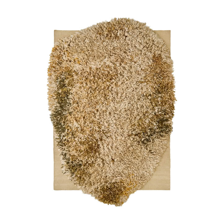 nanimarquina - Alga rug, 179 x 270 cm, ochre