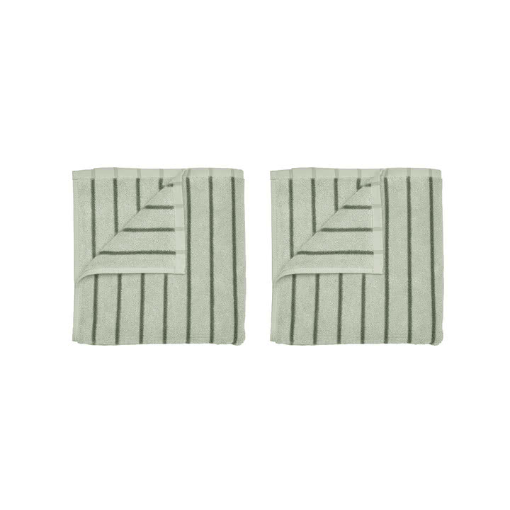 Blomus - Arto guest towel, 50 x 30 cm, desert sage / agave green (set of 2)