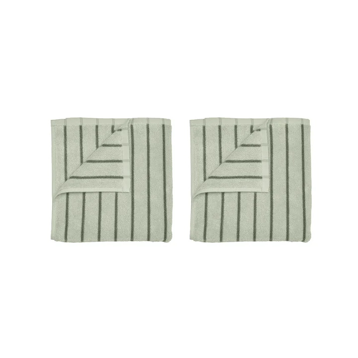 Blomus - Arto guest towel, 50 x 30 cm, desert sage / agave green (set of 2)