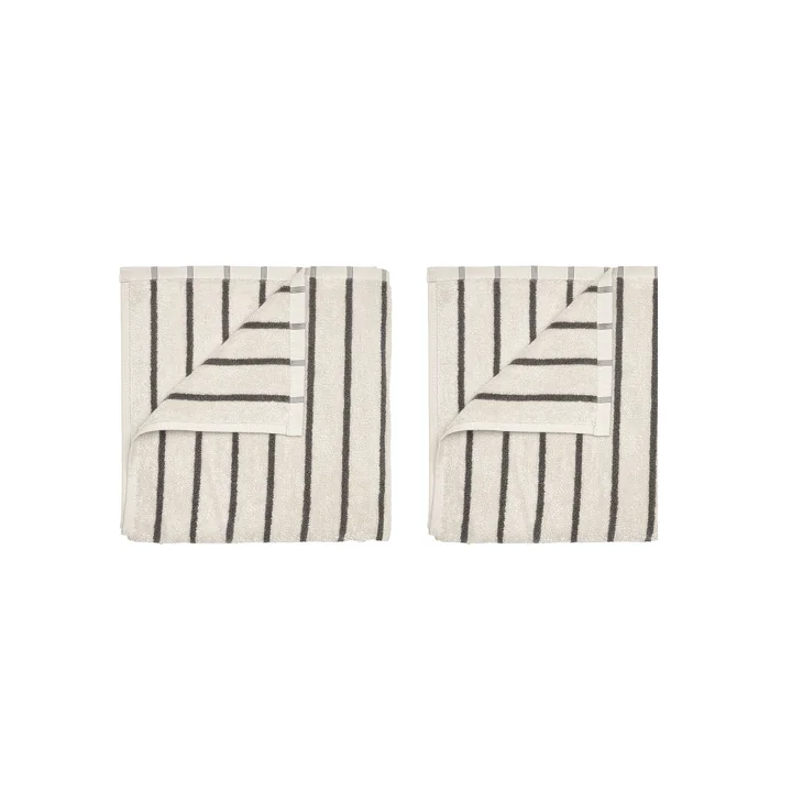 Blomus - Arto guest towel, 50 x 30 cm, moonbeam / magnet (set of 2)