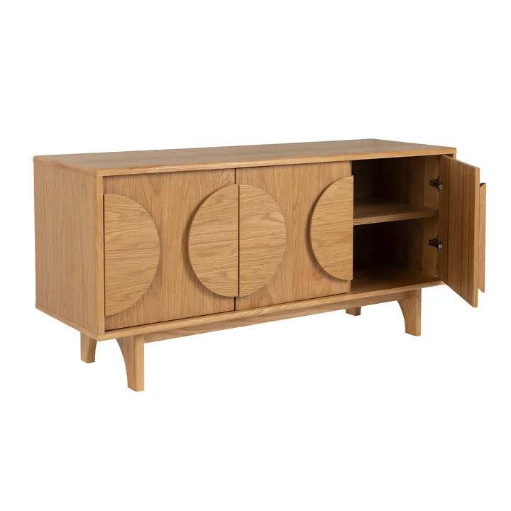 Zuiver - Groove Sideboard with 3 doors, oak