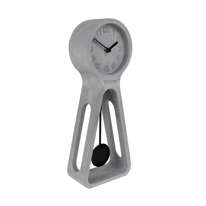 Zuiver - Pendulum Time Table clock, concrete gray