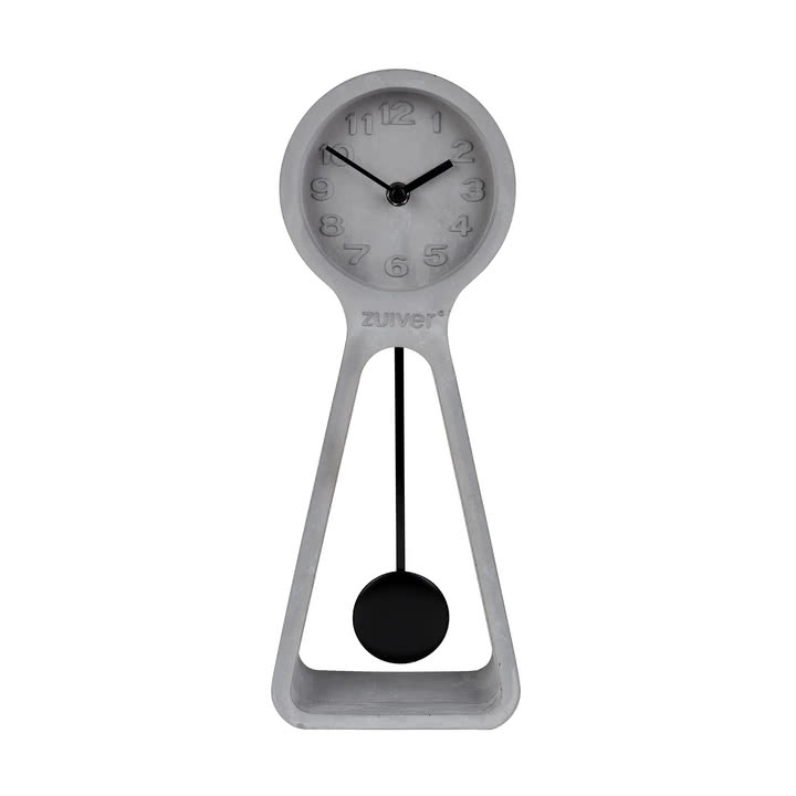 Zuiver - Pendulum Time Table clock, concrete gray