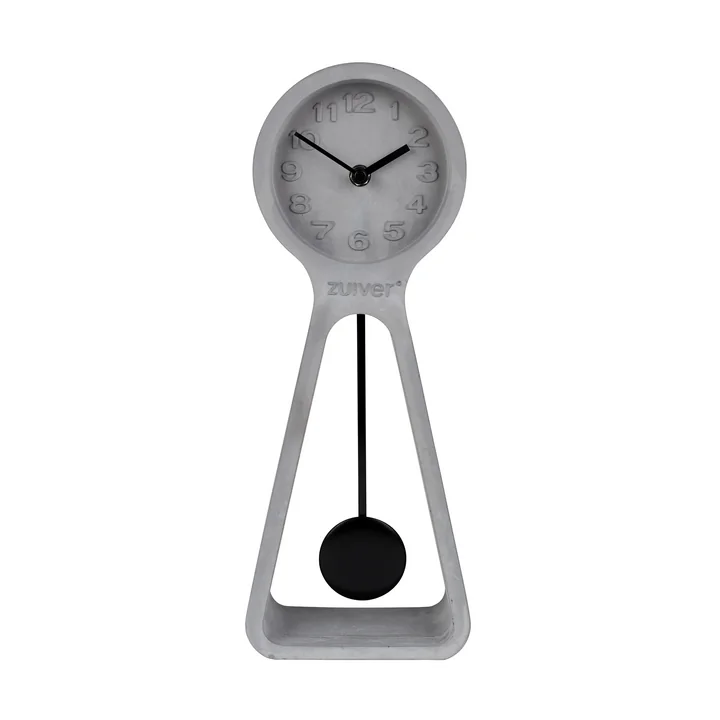 Zuiver - Pendulum Time Table clock, concrete gray