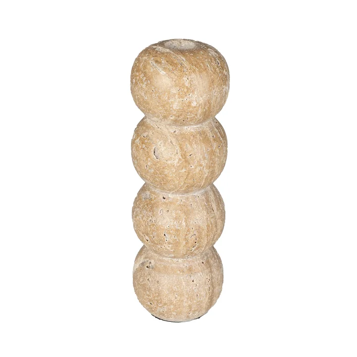 Zuiver - Rome Candlestick, travertine