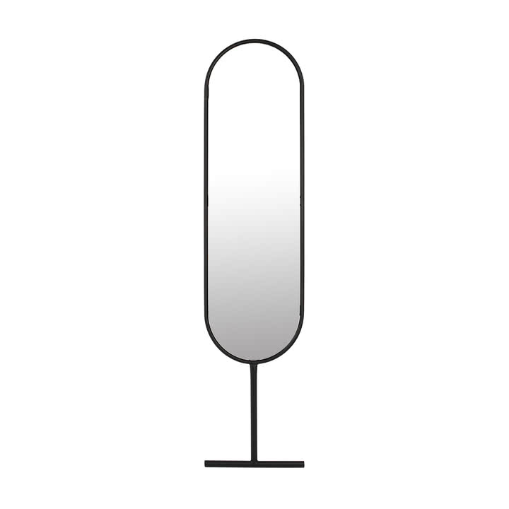 Zuiver - Tess Oval standing mirror, black