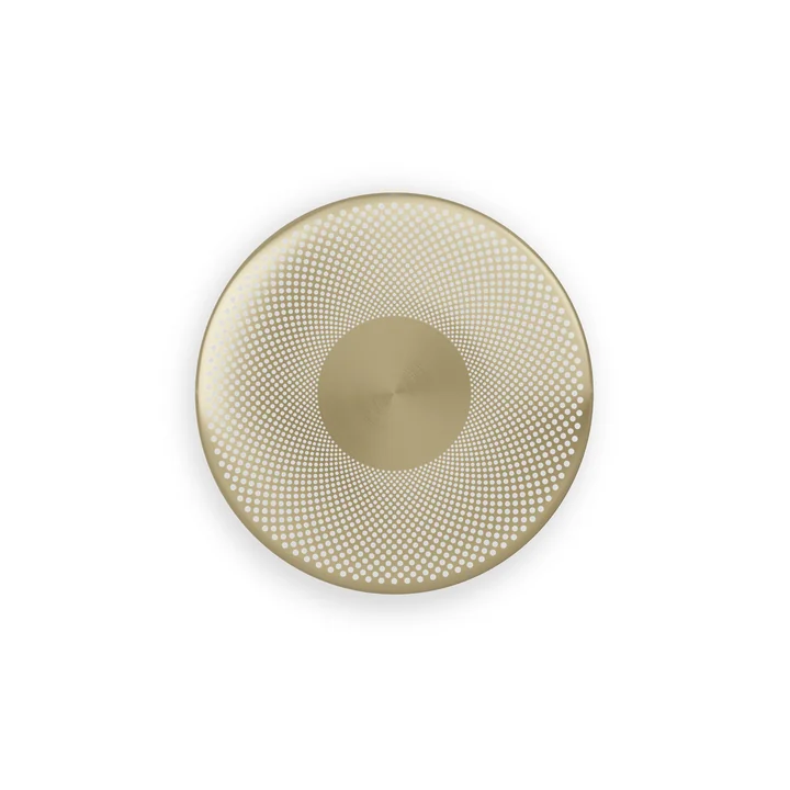 Northern - Glint LED wall light, small, brass, Ø 25 cm