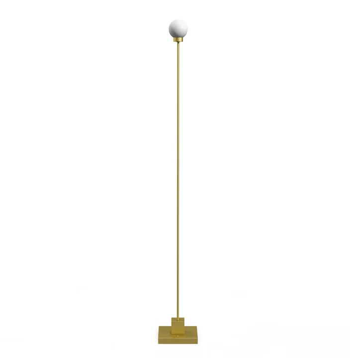 Northern - Snowball LED floor lamp with rechargeable battery, brass
