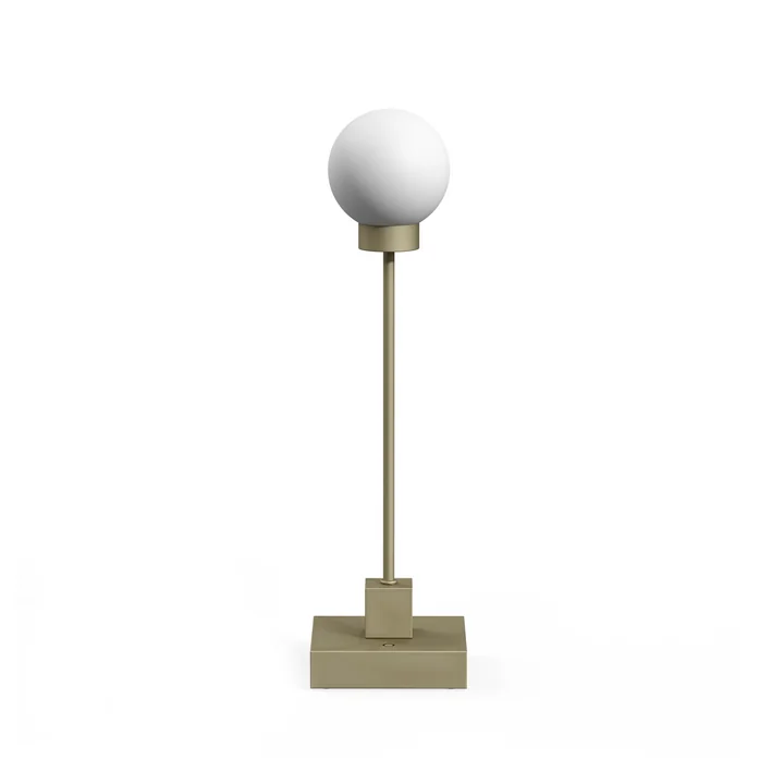 Northern - Snowball LED table lamp with rechargeable battery, gray beige