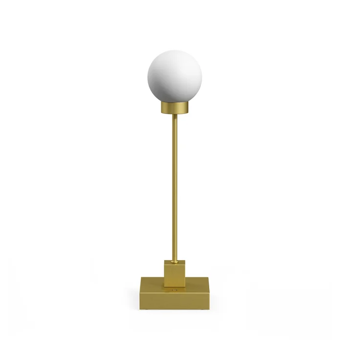 Northern - Snowball LED table lamp with rechargeable battery, brass