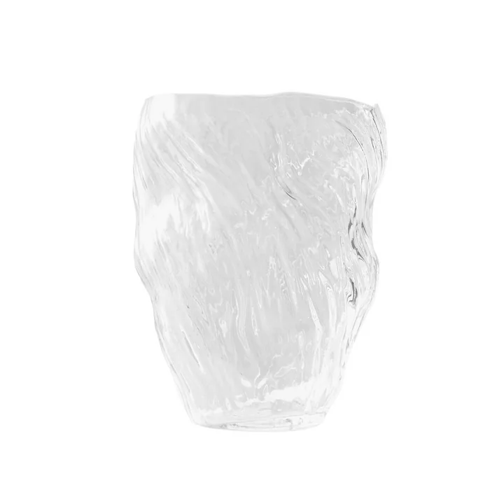 Muubs - Mud Vase, Ø 16 x H 25 cm, clear