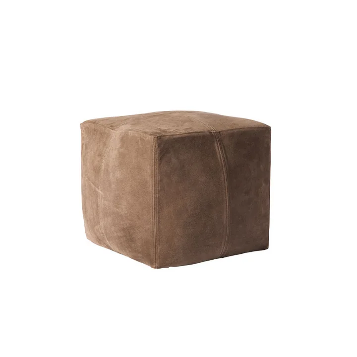 Muubs - Bronx pouf, 50 x 50 cm, brown
