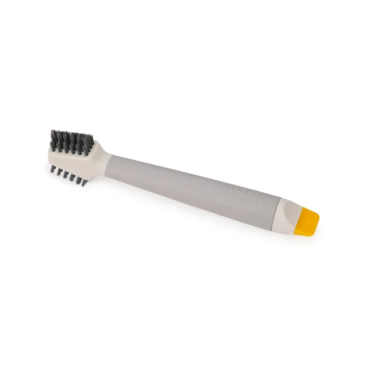 Joseph Joseph - CleanTech 3-in-1 small cleaning brush with handle, light stone