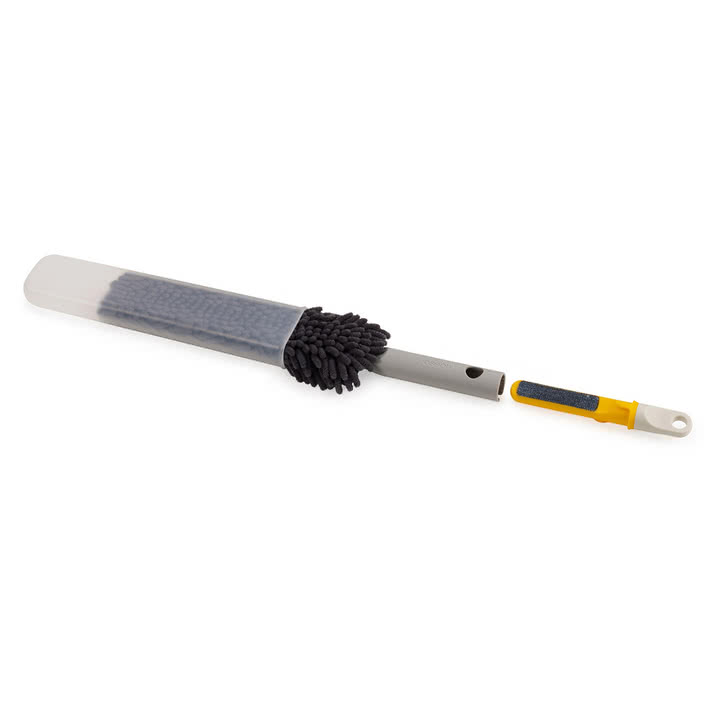 Joseph Joseph - CleanTech 3-in-1 microfiber dust mop, light stone