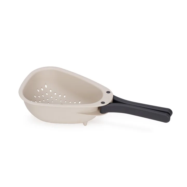 Joseph Joseph - Droplet Kitchen colander with foldable handles mini, stone