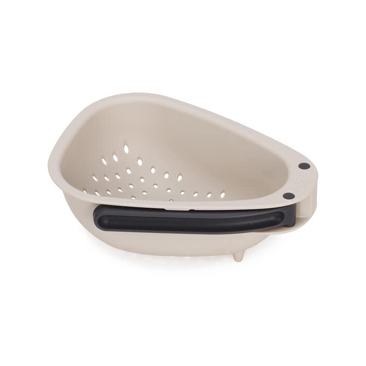 Joseph Joseph - Droplet Kitchen colander with foldable handles mini, stone