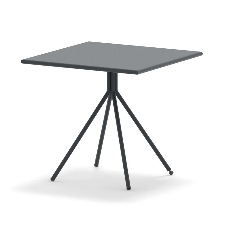 Vermobil - Twist table, 80 x 80 cm, anthracite