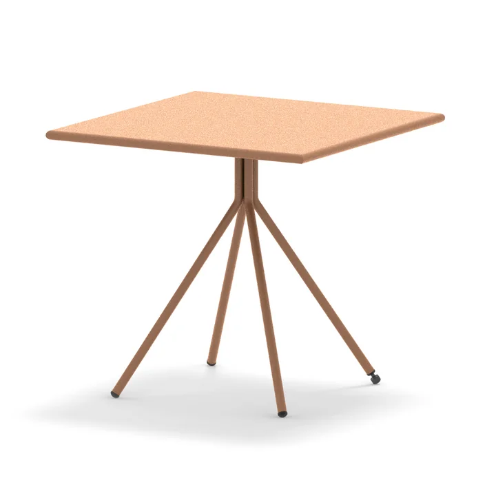 Vermobil - Twist table, 80 x 80 cm, corten