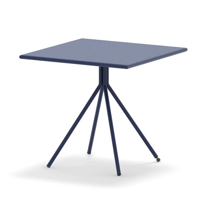 Vermobil - Twist table, 80 x 80 cm, dark blue