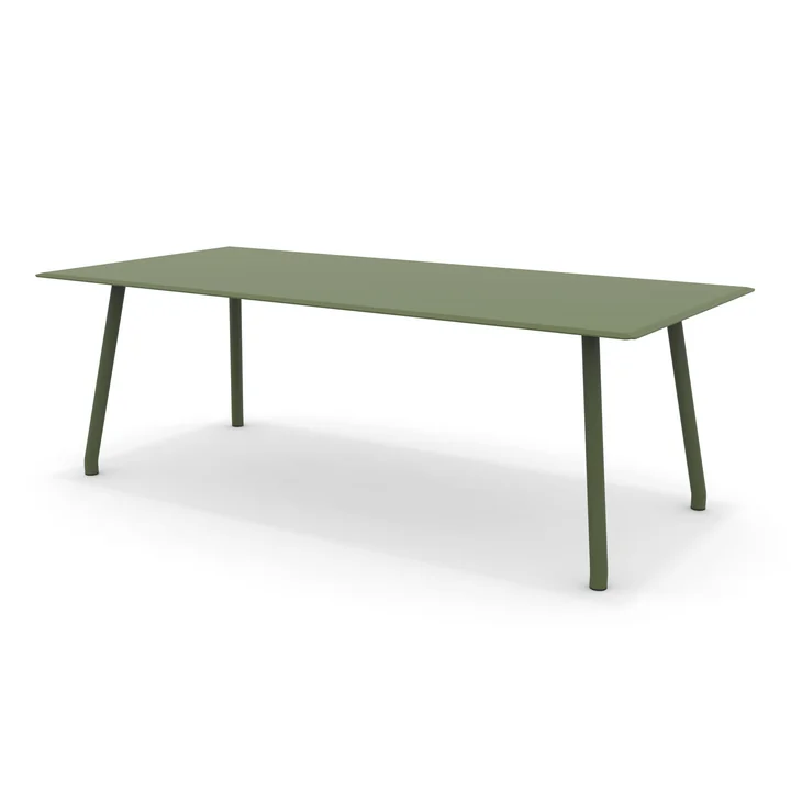 Vermobil - Verdea table, 100 x 220 cm, dark green