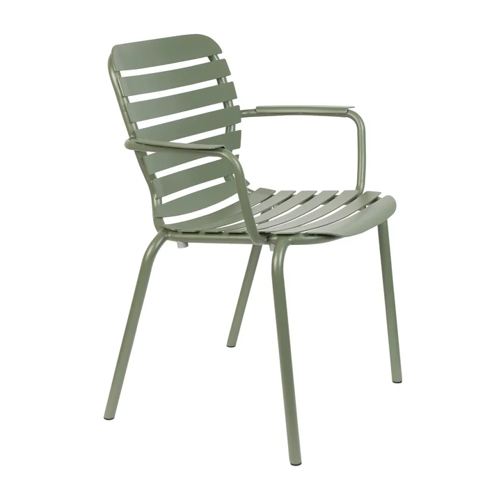 Zuiver - Vondel Garden chair with armrests, green