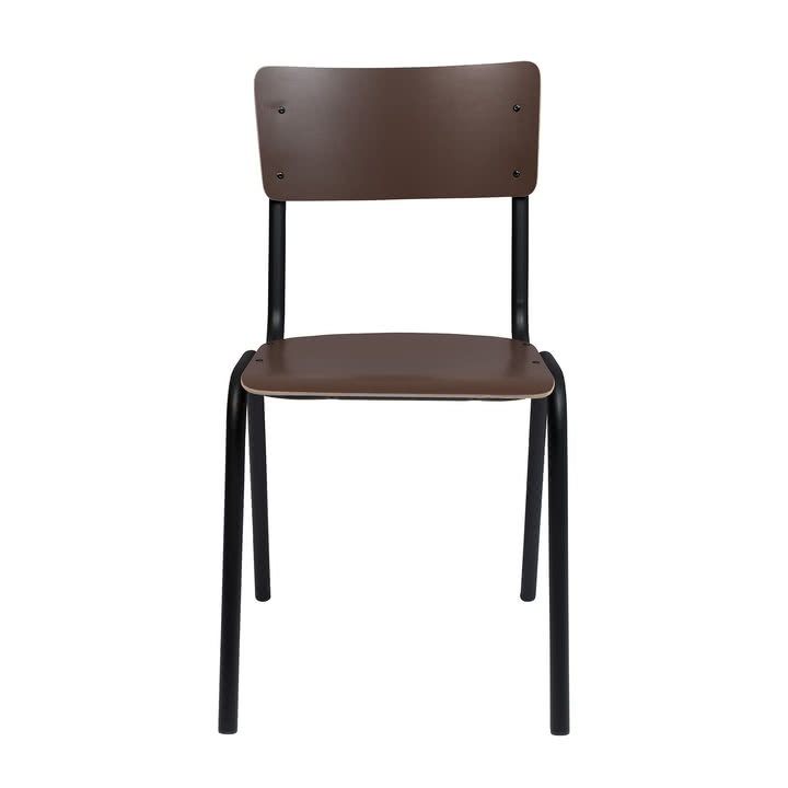 Zuiver - Back to School Chair, brown matt