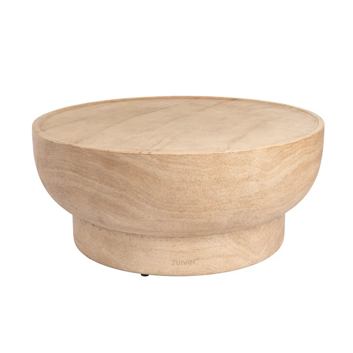 Zuiver - Noble Coffee table Ø 80 cm, beige