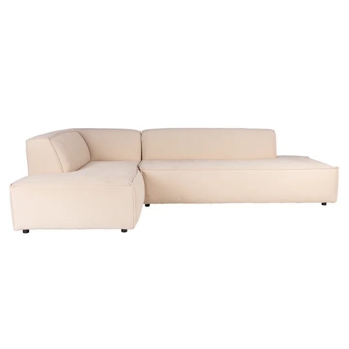 Zuiver - Fat Freddy Rib Corner sofa, left / natural
