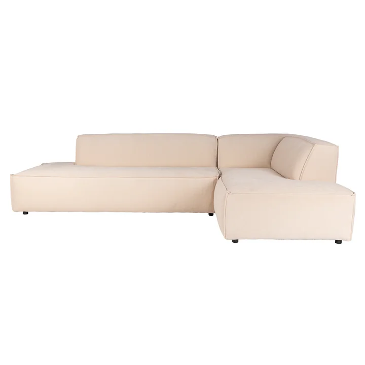 Zuiver - Fat Freddy Rib Corner sofa, right / natural