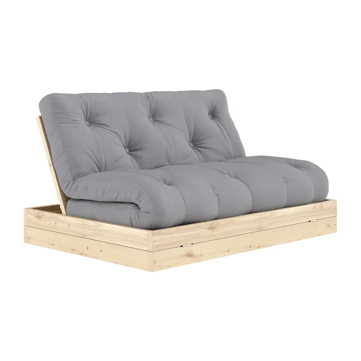 Karup Design - Flip Raw day bed, 140 x 200 cm, natural pine / gray (746)