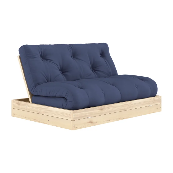 Karup Design - Flip Raw day bed, 140 x 200 cm, natural pine / navy (737)