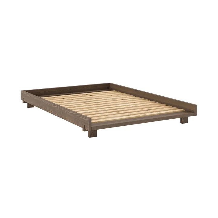 Karup - Social bed, 140 x 200 cm, brown pine