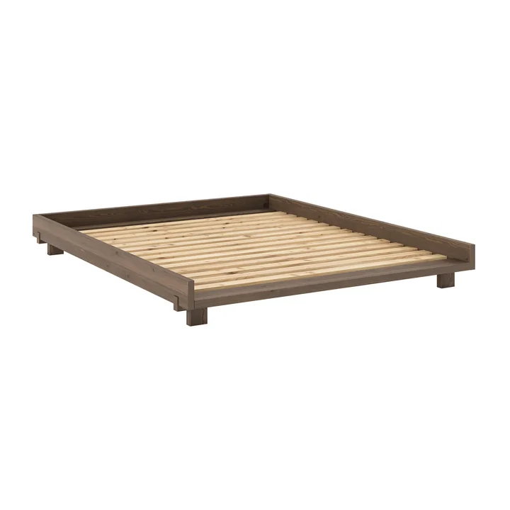 Karup - Social bed, 160 x 200 cm, brown pine