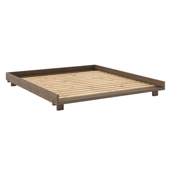 Karup - Social bed, 180 x 200 cm, brown pine