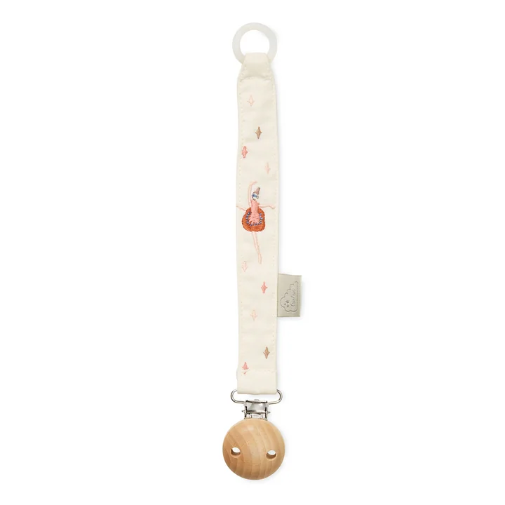 Cam Cam Copenhagen - Embroidered pacifier holder, ballerina