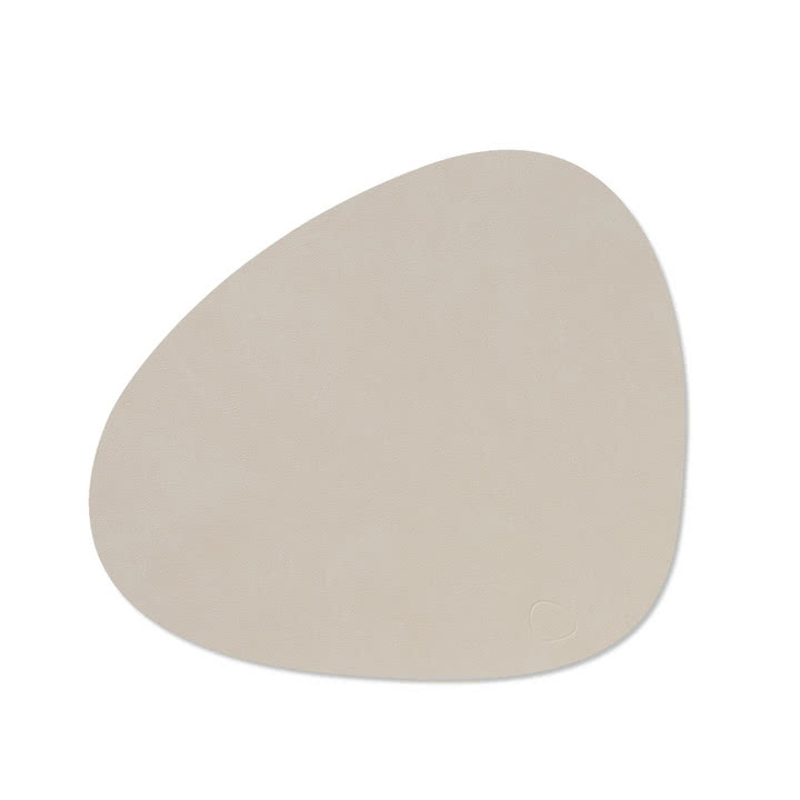 Lind DNA - Placemat Curve M, 31 x 35 cm, Nupo oyster white