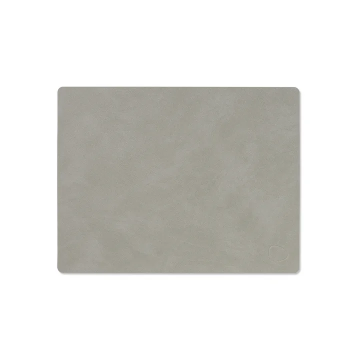 Placemat Square M from Lind DNA in the version Nupo light gray
