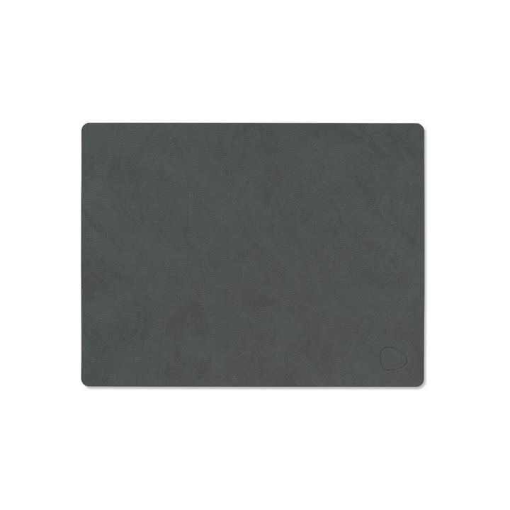 Placemat Square M from Lind DNA in the color Nupo in the color anthracite