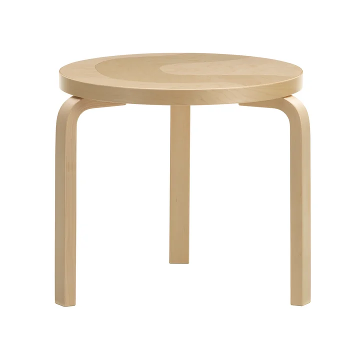Artek - 90D Side table, seireeni, natural birch